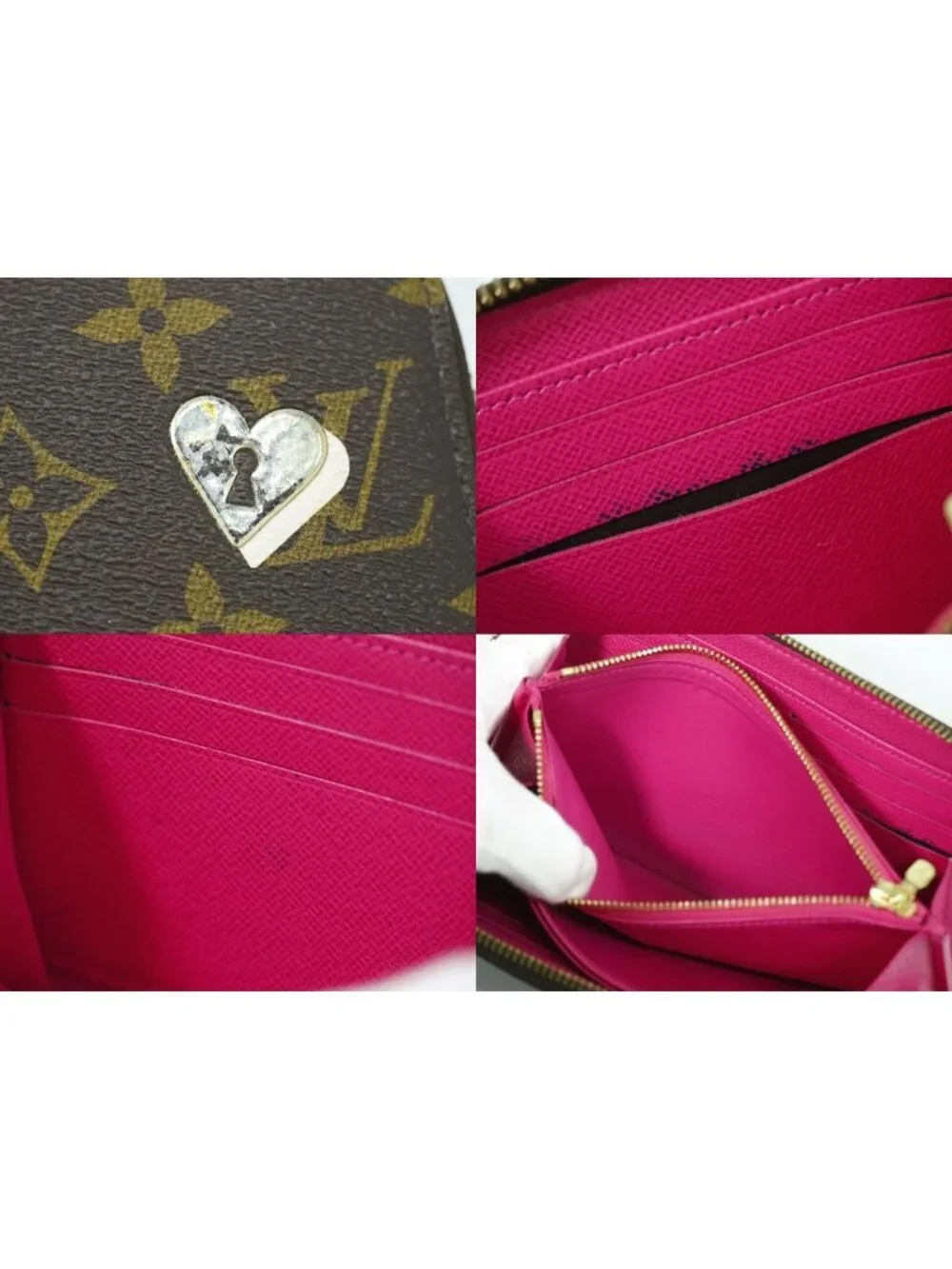 Louis Vuitton LV Zippy Wallet Monogram Lovelock Zip Around Brown Multicolor